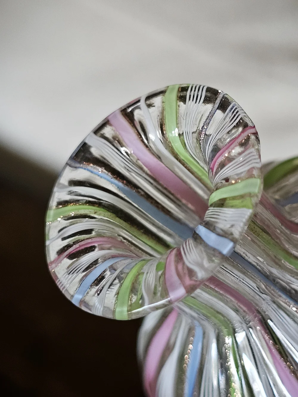 Murano Latticino Tutti Frutti Mini Vase